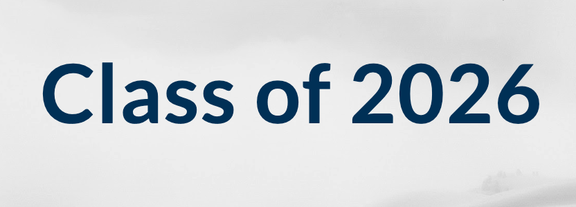 Picture of the front page of the Class of 2025 Website. 